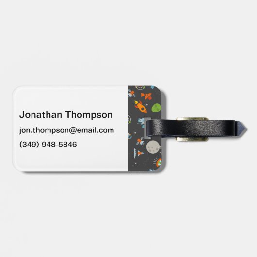 Ruimtetype Bagagelabel (Achterkant horizontaal)