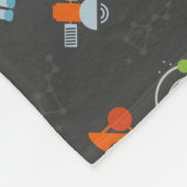 Ruimtetype Fleece Deken (Hoek)