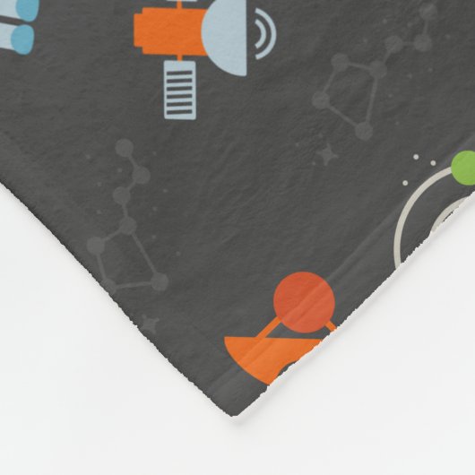 Ruimtetype Fleece Deken (Hoek)