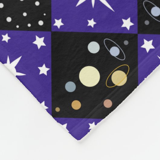 Ruimtetype Fleece Deken (Hoek)