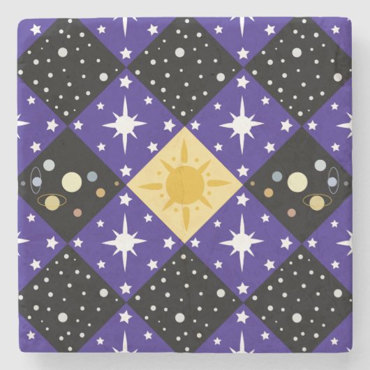 Ruimtetype Stenen Onderzetter (Voorkant)