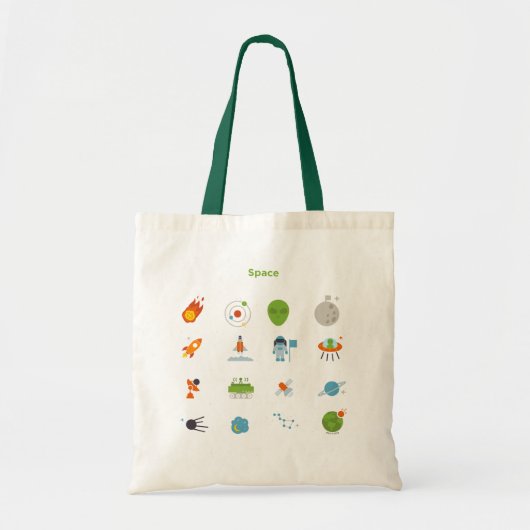 Ruimtetype Tote Bag (Voorkant)