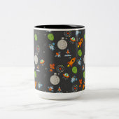 Ruimtetype Tweekleurige Koffiemok (Center)