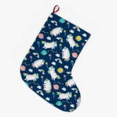 Ruimteunicorns Grote Kerstsok (Voorkant (Hangend))