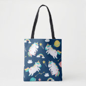 Ruimteunicorns Tote Bag (Voorkant)
