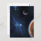 Ruimteuniverse Briefkaart (Voorkant / Achterkant)