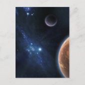 Ruimteuniverse Briefkaart (Voorkant)