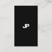 Ruimteuniverse natuurwetenschappen monogrammed Pla Visitekaartje (Achterkant)