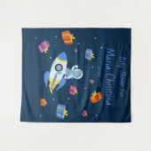 Ruimtevaarder Baby Borrel Wandkleed (Voorkant (horizontaal))