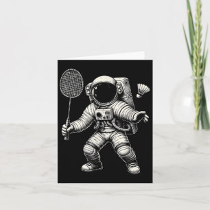 Ruimtevaarder Badminton Player Shuttle Sport Kaart
