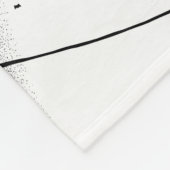 Ruimtevaarder bloemige ruimte kunst fleece deken (Hoek)