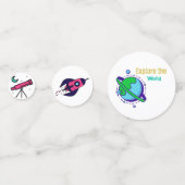 Ruimtevaarder confetti (Voorkanten)