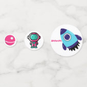 Ruimtevaarder confetti (Achterkanten)