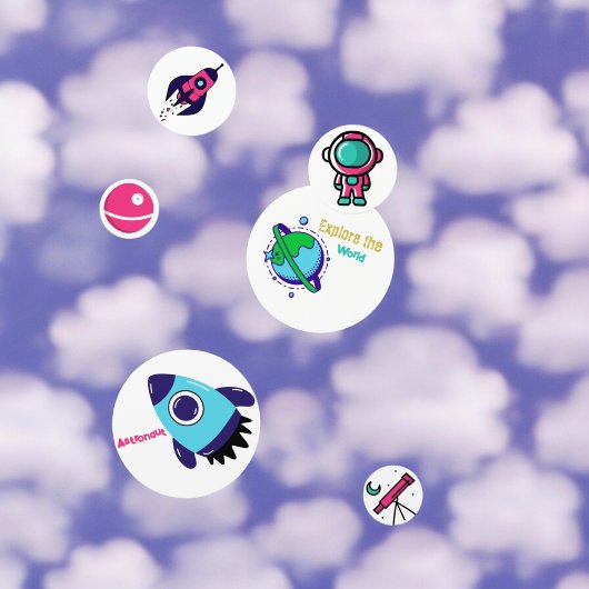 Ruimtevaarder confetti