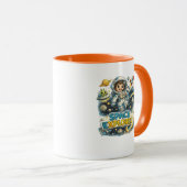 Ruimtevaarder Cute Astronaut Coffee Kop (Voorkant rechts)