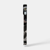 Ruimtevaarder die bier drinkt iPhone 15 case (Linkerkant)
