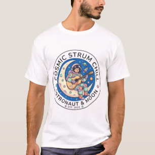 Ruimtevaarder die gitaar speelt t-shirt