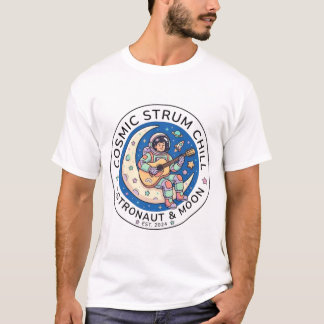 Ruimtevaarder die gitaar speelt t-shirt