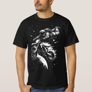 Ruimtevaarder Dirt Bike Rijder T-shirt