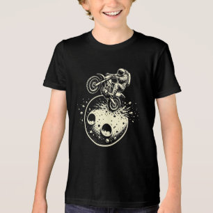 Ruimtevaarder doet een wheelie op Mars Tri-Blend Shirt