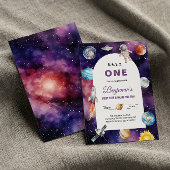 Ruimtevaarder eerste reis rond de verjaardag van d kaart