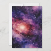 Ruimtevaarder eerste reis rond de verjaardag van d kaart (Achterkant)