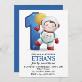 Ruimtevaarder Eerste Reis Rond De Zon 1e Verjaarda Kaart (Voorkant / Achterkant)