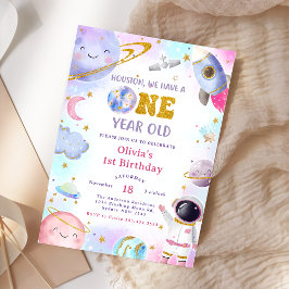 Ruimtevaarder eerste reis rond de zon verjaardag kaart