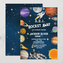 Ruimtevaarder eerste verjaardagsfeestje