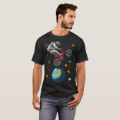 Ruimtevaarder Fiets Springen T-shirt (Voorkant volledig)