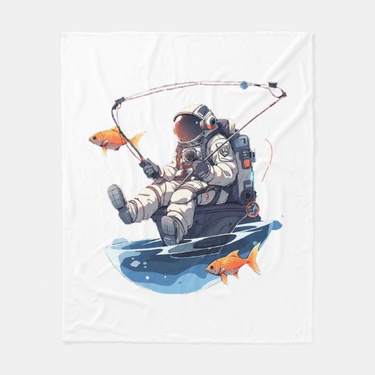 ruimtevaarder fleece deken (Voorkant)