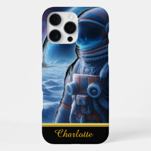 Ruimtevaarder gekleed in een zwaar, bevroren ruimt iPhone 16 pro max hoesje