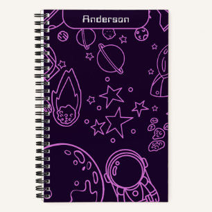 Ruimtevaarder in de buitenruimte  notitieboek