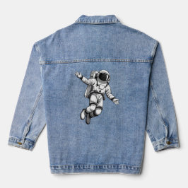Ruimtevaarder in de ruimte denim jacket