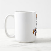 Ruimtevaarder in de ruimte koffiemok (Links)