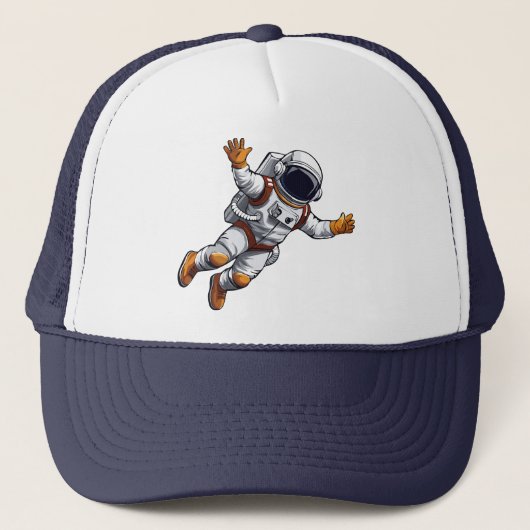 Ruimtevaarder in de ruimte trucker pet (Voorkant)