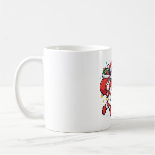 Ruimtevaarder Kerstman brengt cadeaus vanuit de ru Koffiemok