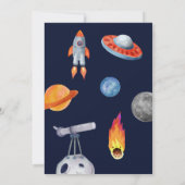 Ruimtevaarder Kleuterschool Afstuderen Kaart (Achterkant)