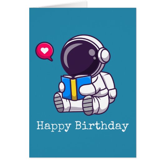 Ruimtevaarder leest boek schattige kinderen (Voorkant)