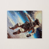 RUIMTEVAARDER LOS IN DE RUIMTE LEGPUZZEL (Horizontaal)
