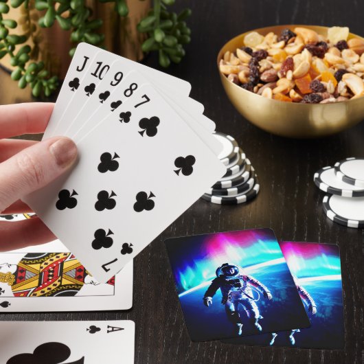 RUIMTEVAARDER LOS IN DE RUIMTE POKERKAARTEN (Insitu)