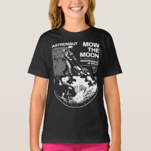 Ruimtevaarder Maait de Maan – Grappig Ruimteonderh T-shirt