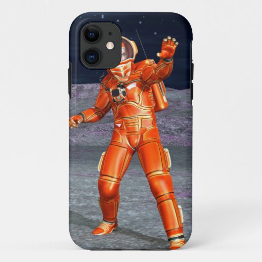 Ruimtevaarder Mars ruimteverkenner op buitenaardse Case-Mate iPhone Case (Achterkant)