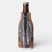 Ruimtevaarder Mars ruimteverkenner op buitenaardse Flesjeskoeler (Fles Achterkant)