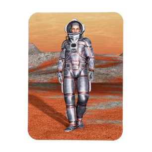 Ruimtevaarder Mars Verkenner Alien Planeet Ruimte  Magneet