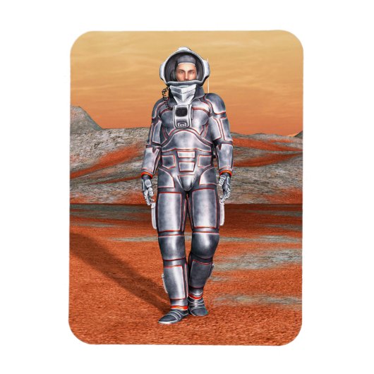 Ruimtevaarder Mars Verkenner Alien Planeet Ruimte Magneet (Verticaal)