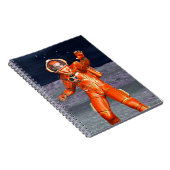 Ruimtevaarder Mars Verkenner Alien Planeet Ruimte Notitieboek (Rechterzijde)
