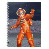 Ruimtevaarder Mars Verkenner Alien Planeet Ruimte Notitieboek (Voorkant)