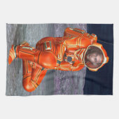 Ruimtevaarder Mars Verkenner Alien Planeet Ruimte  Theedoek (Horizontaal)