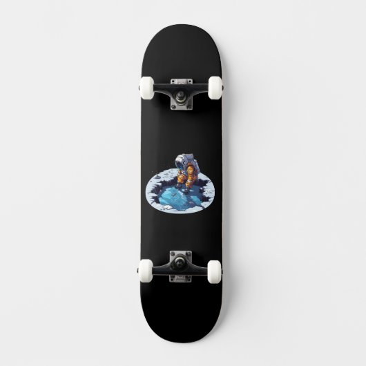 Ruimtevaarder op de Maan Persoonlijk Skateboard (Voorkant)